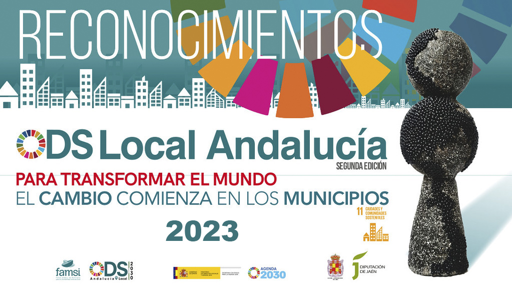 Cartel Reconocimiento ODS Local Andalucía de 2023